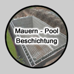 Das gemauerte Schwimmbecken abdichten!